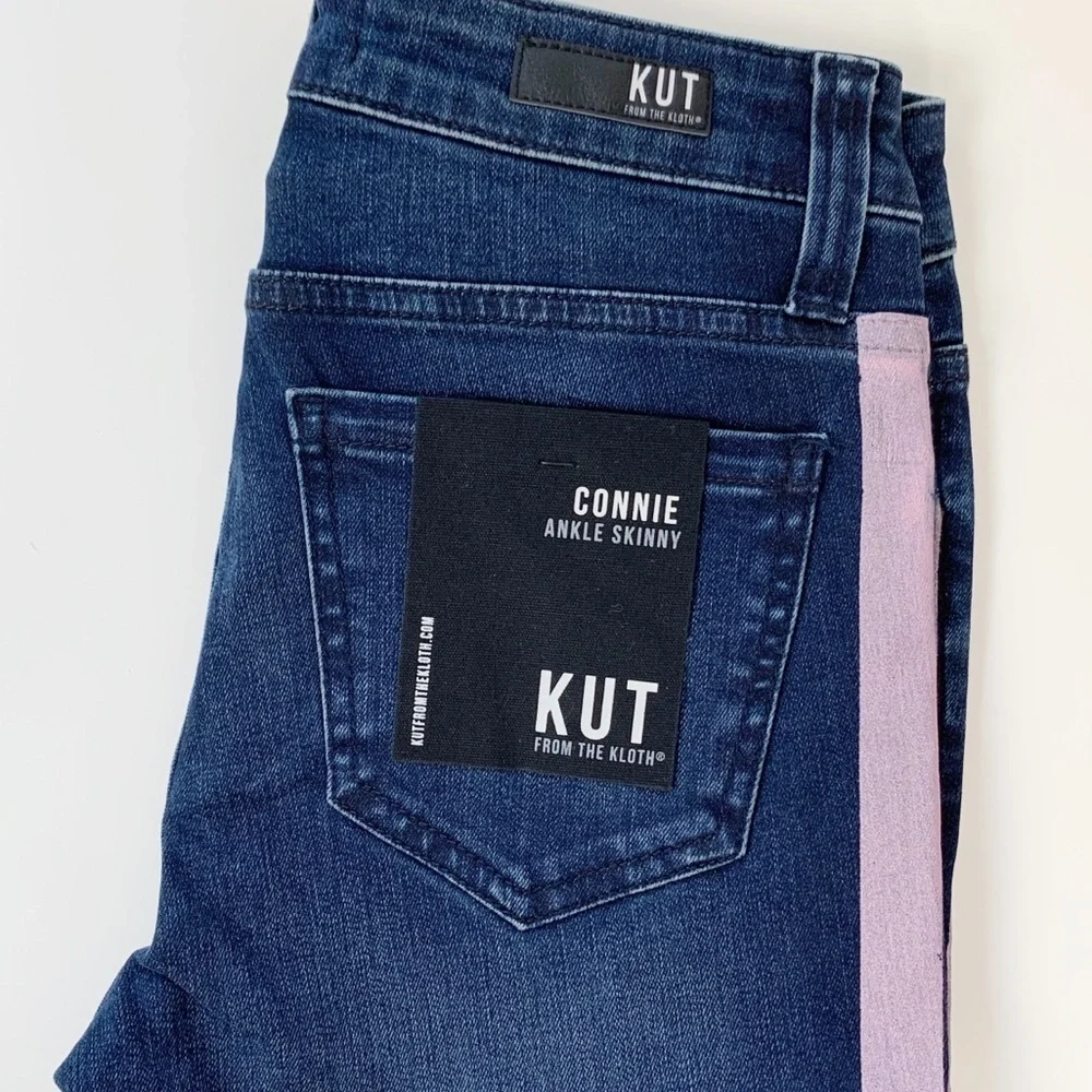 KUT FROM THE KLOTH CIGARETTE STRIPED SKINNY JEANS - Picture 13 of 15